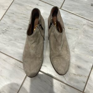 Sam Edelman tan suede booties